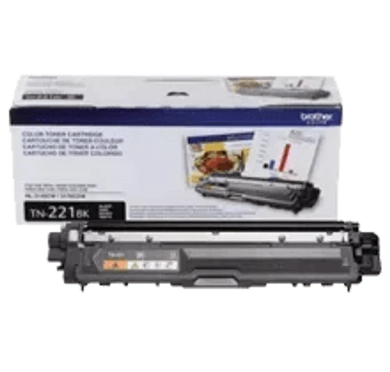 Brand New Original Brother TN-221BK Laser Toner Cartridge - Black