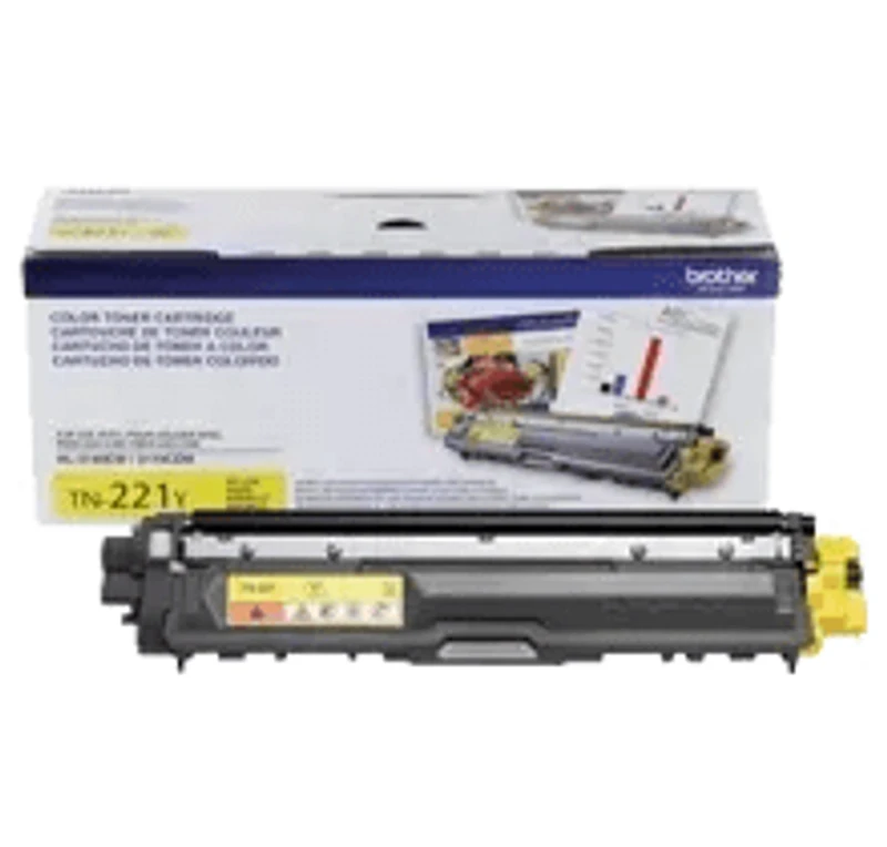 Brand New Original Brother TN-221Y Laser Toner Cartridge - Yellow