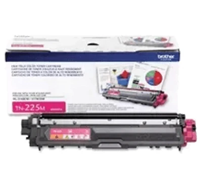 Brand New Original Brother TN-225M Laser Toner Cartridge - High Yield - Magenta