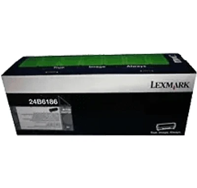 ~Brand New Original LEXMARK 24B6186 Laser Toner Cartridge Black