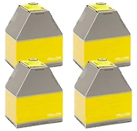 RICOH 888232 Laser Toner Cartridge Yellow 4 Per Box