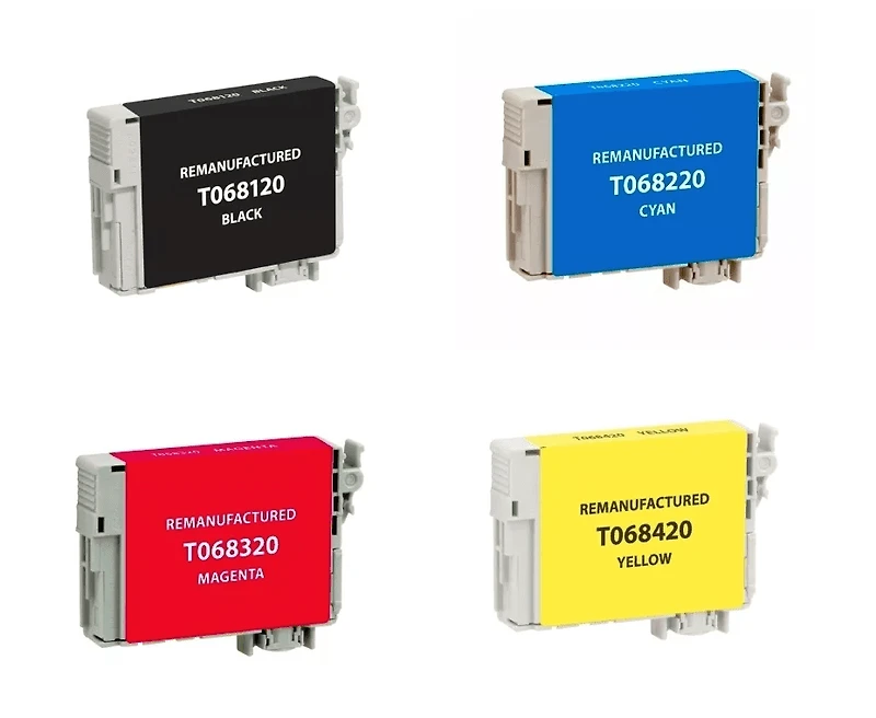 Epson T068 Ink / Inkjet Cartridge Set Black Cyan Magenta Yellow