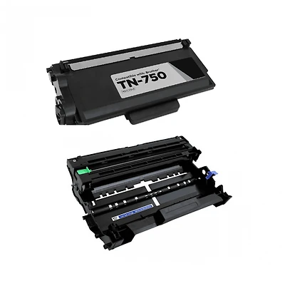 Brother TN- / DR- Combo Pack – Laser Toner Cartridge and Drum Unit – High Yield Toner