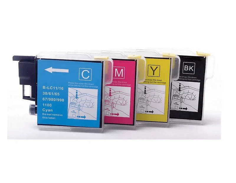 Brother LC-61 Ink / Inkjet Cartridge Set - Black Cyan Yellow Magenta