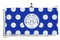 Oversized Golf Towels in Plush Soft Velour Terry with Black Swivel Hook