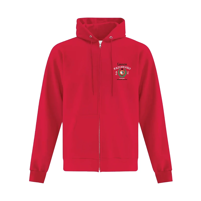 ATCFY2600 Youth Zip-Up Hoodie (Embroidered) – Red