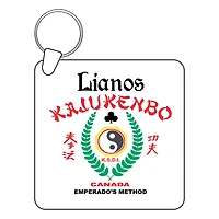 Square Aluminum Keychain