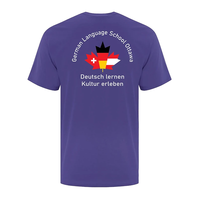 German Language School ATC1000 Unisex TShirt (Purple)
