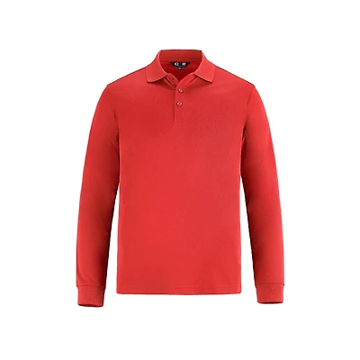 CSW S05737 Birdie Men’s Long Sleeve Pique Mesh Polo