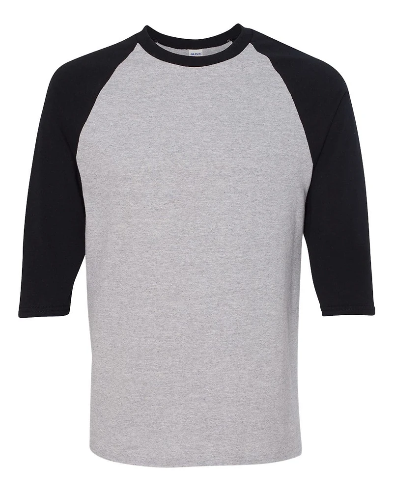 Heavy Cotton™ Raglan Three-Quarter Sleeve T-Shirt 5700