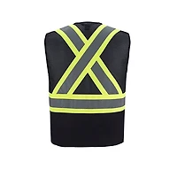 L01150 – Scout – Adult Tricot Hi-Vis Zipper Front Vest
