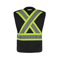 L01170 – Protector – Tricot Hi-Vis 5 Point Tear Away Vest – One Size