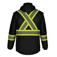 L01275 – Kenworth – 5in1 Hi-Vis Parka with Detachable Hood