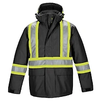 L01250 – Armour – Hi-Vis Insulated Parka with Detachable Hood