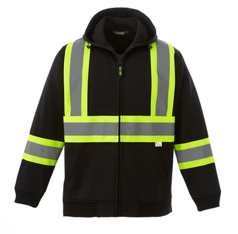 L00682 – Freedom – Hi-Vis Full Zip Hooded Sweatshirt
