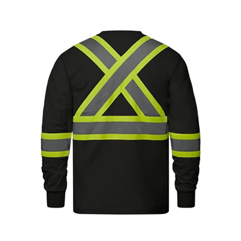 S05995 – Paramount – Cotton Long Sleeve Hi-Vis T-Shirt