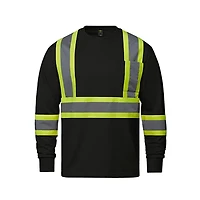 S05995 – Paramount – Cotton Long Sleeve Hi-Vis T-Shirt