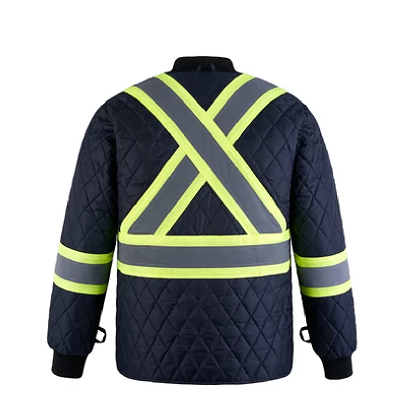 L01277 – Peterbuilt – Hi-Vis 3 in 1 Bomber Jacket with Detachable Hood