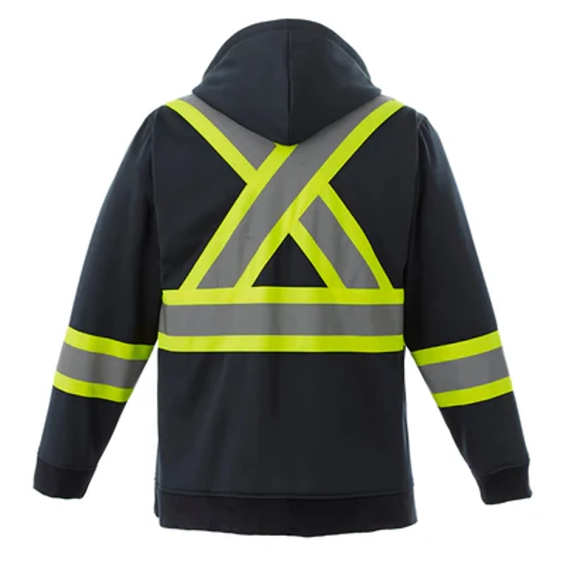 L00682 – Freedom – Hi-Vis Full Zip Hooded Sweatshirt