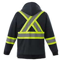 L00682 – Freedom – Hi-Vis Full Zip Hooded Sweatshirt