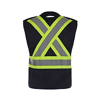 L01170 – Protector – Tricot Hi-Vis 5 Point Tear Away Vest – One Size