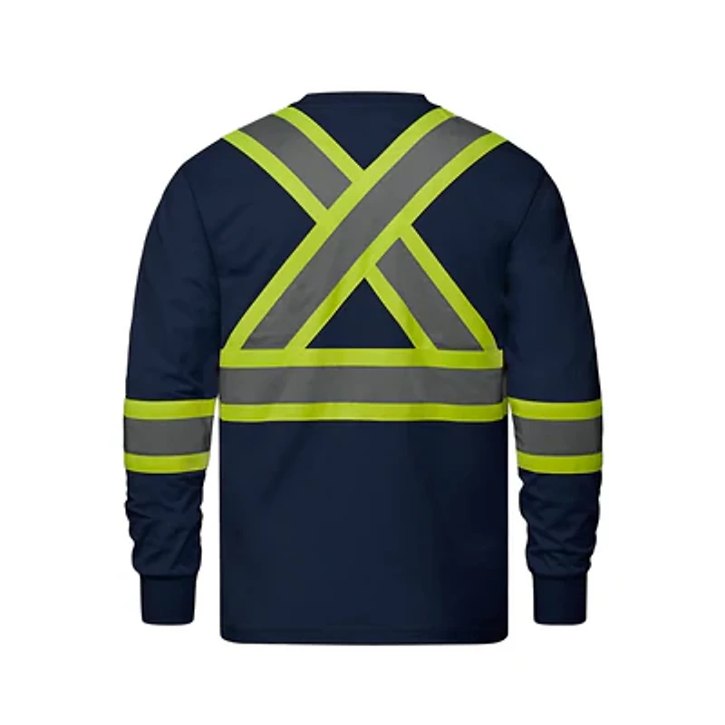 S05995 – Paramount – Cotton Long Sleeve Hi-Vis T-Shirt
