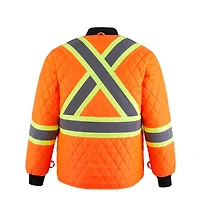 L01277 – Peterbuilt – Hi-Vis 3 in 1 Bomber Jacket with Detachable Hood