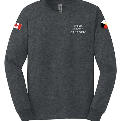 ATCF2400 Olde Stock Canadian Heritage Crewneck Sweatshirt - Premium Canadian Pride Apparel Ottawa- Printwell