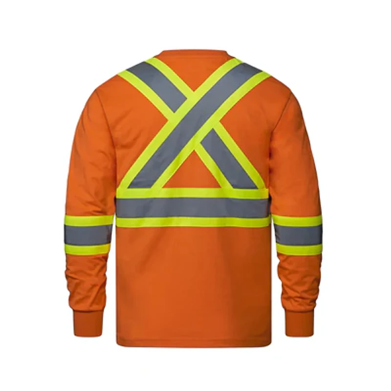 S05995 – Paramount – Cotton Long Sleeve Hi-Vis T-Shirt