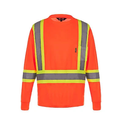 S05970 – Lookout – Adult Long Sleeve Hi-Vis T-Shirt