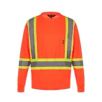 S05970 – Lookout – Adult Long Sleeve Hi-Vis T-Shirt