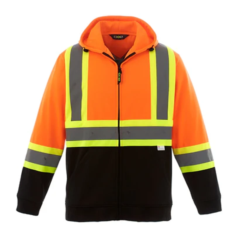 L00682 – Freedom – Hi-Vis Full Zip Hooded Sweatshirt