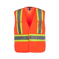 L01170 – Protector – Tricot Hi-Vis 5 Point Tear Away Vest – One Size
