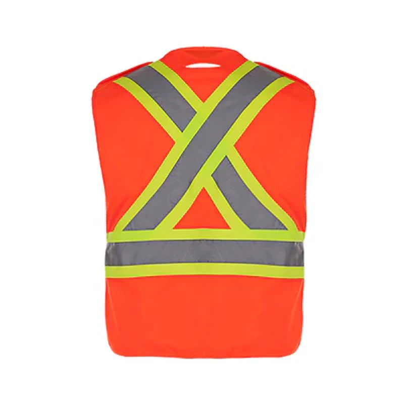 L01170 – Protector – Tricot Hi-Vis 5 Point Tear Away Vest – One Size