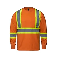 S05995 – Paramount – Cotton Long Sleeve Hi-Vis T-Shirt