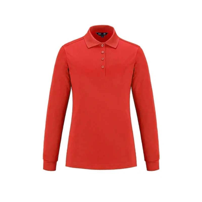 S05738 Birdie Ladies Long Sleeve Mesh Polos