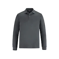S05737 Birdie Unisex/Mens Long Sleeve Mesh Polos