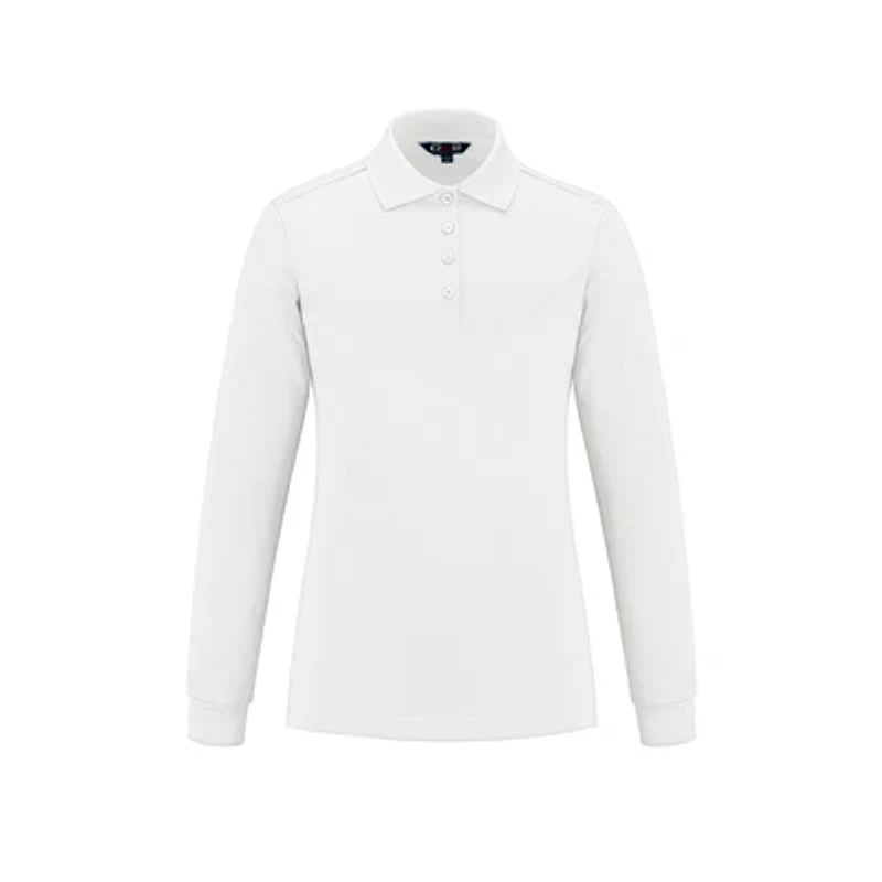 S05738 Birdie Ladies Long Sleeve Mesh Polos