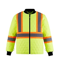 L01277 – Peterbuilt – Hi-Vis 3 in 1 Bomber Jacket with Detachable Hood
