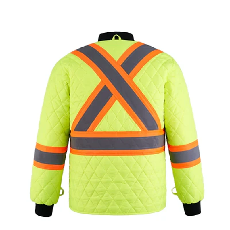 L01277 – Peterbuilt – Hi-Vis 3 in 1 Bomber Jacket with Detachable Hood
