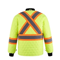 L01277 – Peterbuilt – Hi-Vis 3 in 1 Bomber Jacket with Detachable Hood