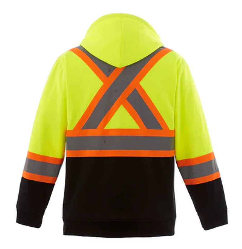 L00682 – Freedom – Hi-Vis Full Zip Hooded Sweatshirt