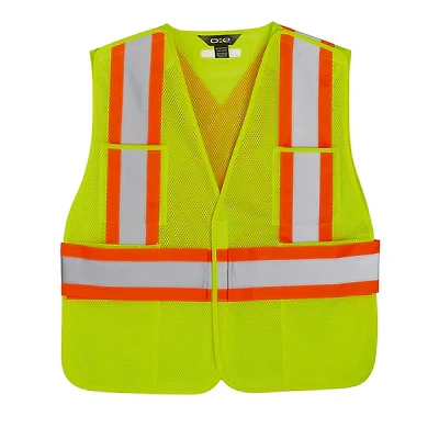 L01180 – Patrol – Mesh Hi-Vis 5 Point Tear Away Vest – One Size