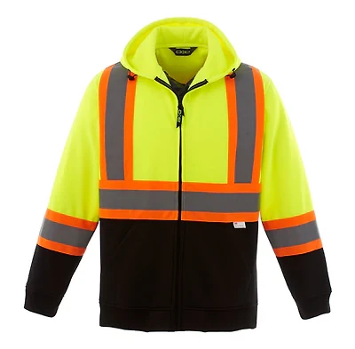 L00682 – Freedom – Hi-Vis Full Zip Hooded Sweatshirt