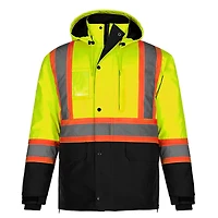 L01275 – Kenworth – 5in1 Hi-Vis Parka with Detachable Hood