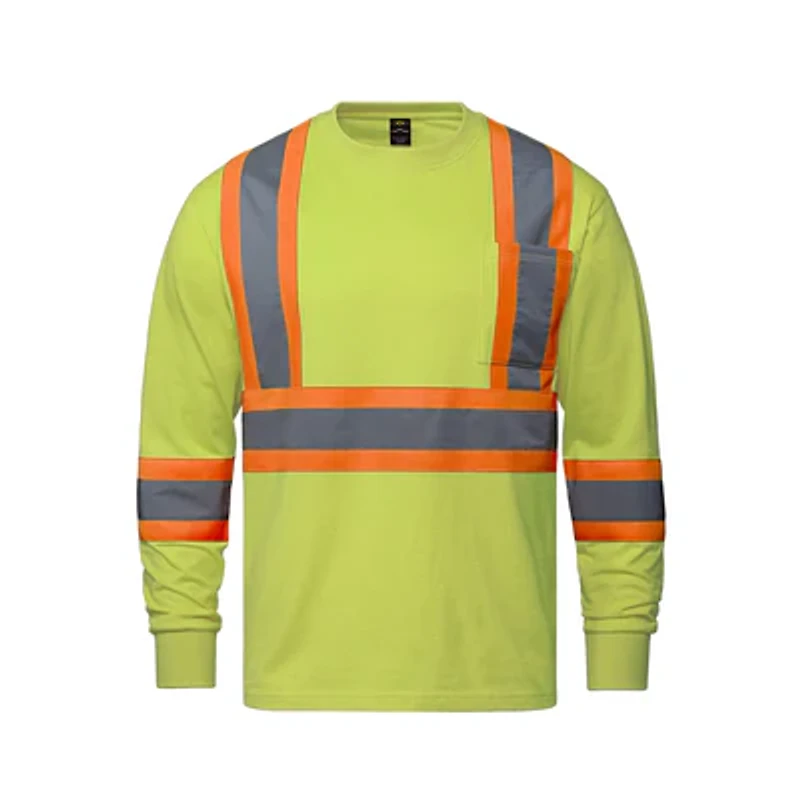 S05995 – Paramount – Cotton Long Sleeve Hi-Vis T-Shirt