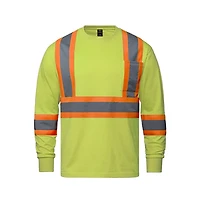S05995 – Paramount – Cotton Long Sleeve Hi-Vis T-Shirt