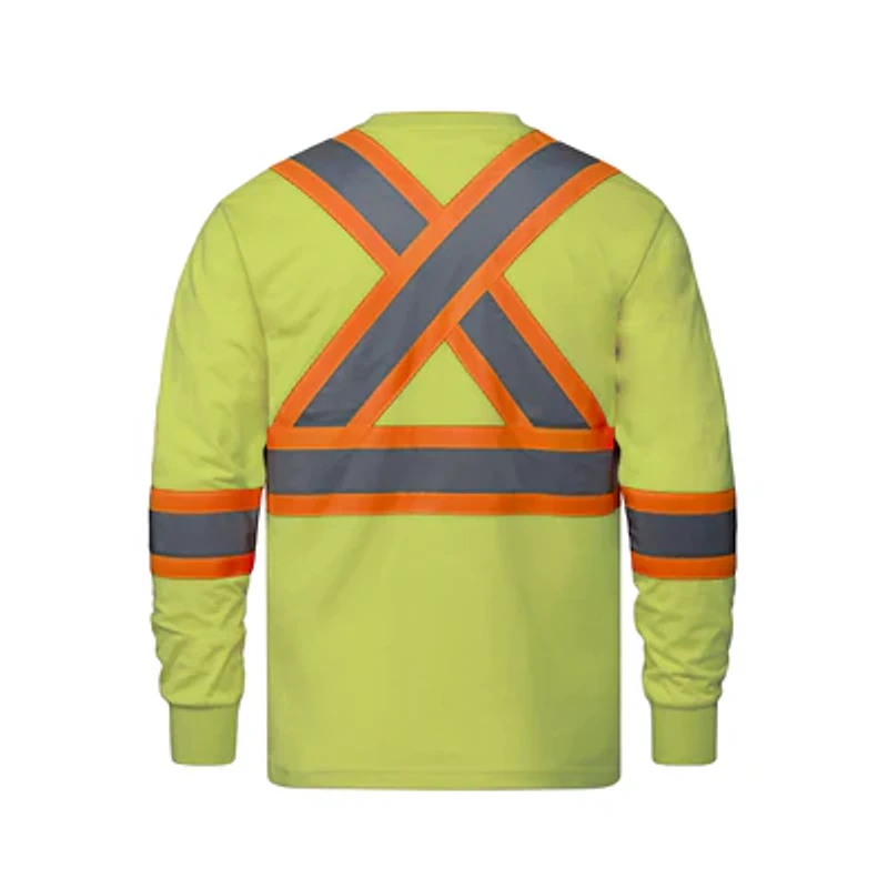 S05995 – Paramount – Cotton Long Sleeve Hi-Vis T-Shirt