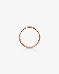 5mm High Domed Wedding Band in 10kt Rose Gold
