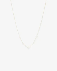 Cultured Freshwater Pearl Necklace in 10kt Yellow Gold